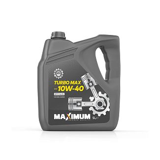Масло моторное полусинтетическое 5л 10W-40 Turbo-Max CI-4/SL MAXIMUM