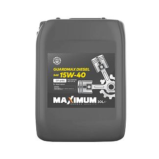 Масло моторне мінеральне 30л 15W-40 GUARDMAX DIESEL CF-4/SG MAXIMUM