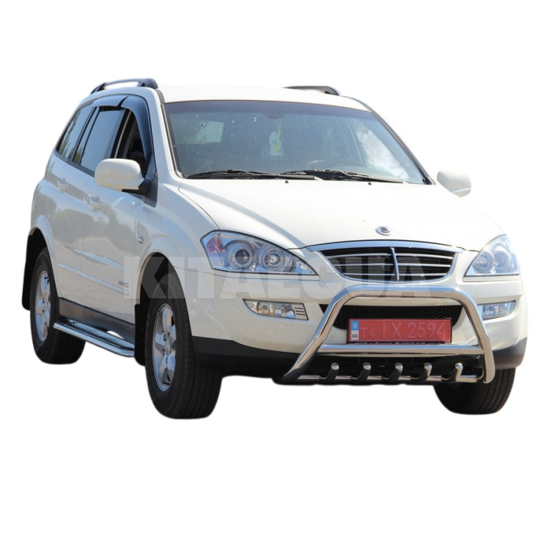 Кенгурятник WT003 SsangYong Kyron 2005-2014 нержавеющая сталь CAN (dug620226) - 4