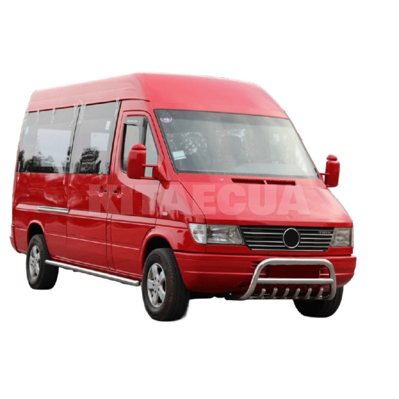 Кенгурятник WT008 Mercedes Sprinter W904 1995-2006 нержавеющая сталь CAN (dug86086) - 3