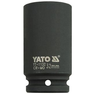 Головка торцевая ударная 6-гранная удлиненная 32 мм 3/4" 90 мм YATO