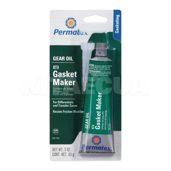 Герметик автомобильный формирователь прокладок 85г Gasket Maker серый Permatex (81182)
