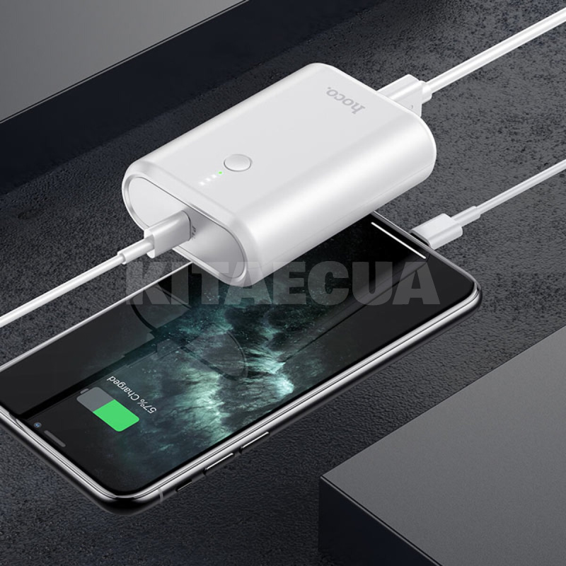 Повербанк Mayflower Q3 10000 mAh 20W білий HOCO (6931474742902) - 4