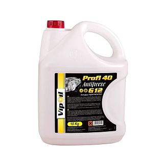 Антифриз червоний 10кг g12 -30°C profi40 VipOil