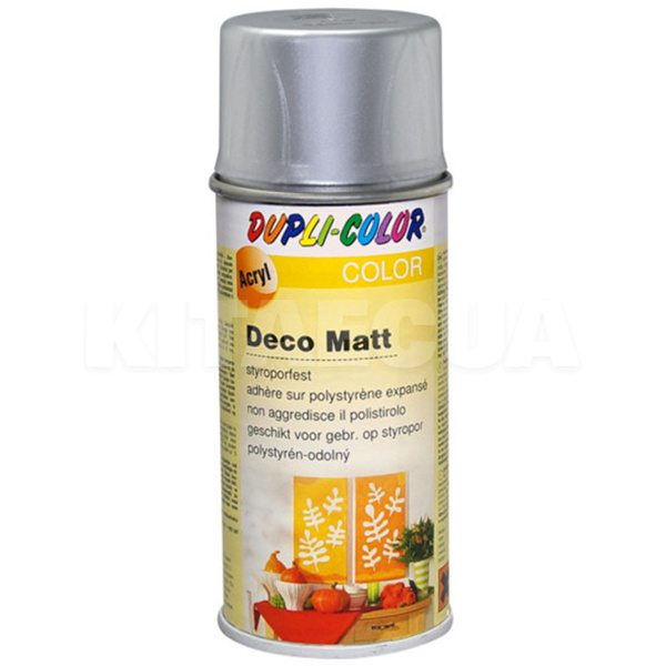 Краска-эмаль специальная 150мл серебристая матовая Dupli Color (650734-DUPLI-COLOR)