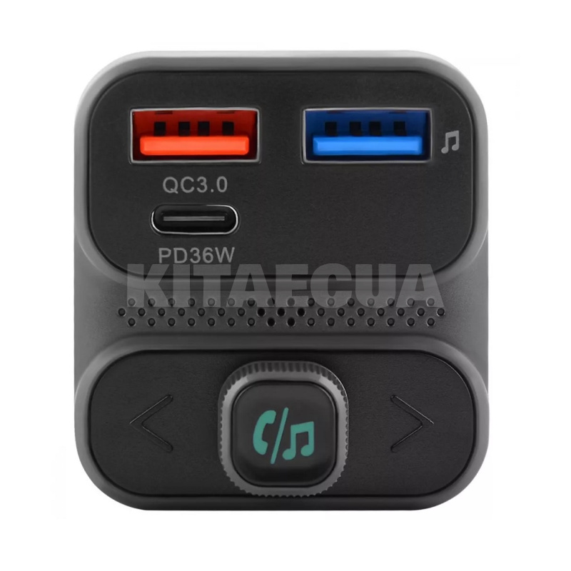 Автомобильное зарядное устройство 36W 2USB+Type-C FM Launcher Luxor SE PROOVE (593020010) - 2
