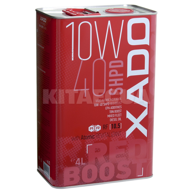 Олія моторна Atomic Oil SHPD SL/CI RED BOOST 4л 10W-40 напівсинтетичне XADO (ХА 26249)