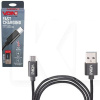 Кабель USB microUSB 3А CC-1801M 1м чорний VOIN (CC-1801M BK)