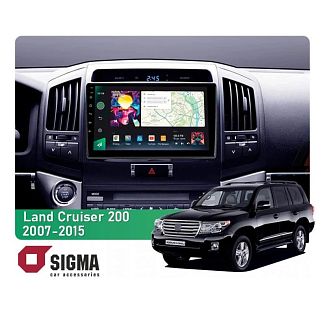 Штатна магнітола PRO 10464 4+64 Gb 10 Toyota Land Cruiser 11 200 2007-2015 (F1) SIGMA4car