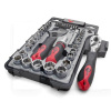 Набор инструментов 3/8" & 1/4" 43 предмета Cr-V Intertool (ET-6003)