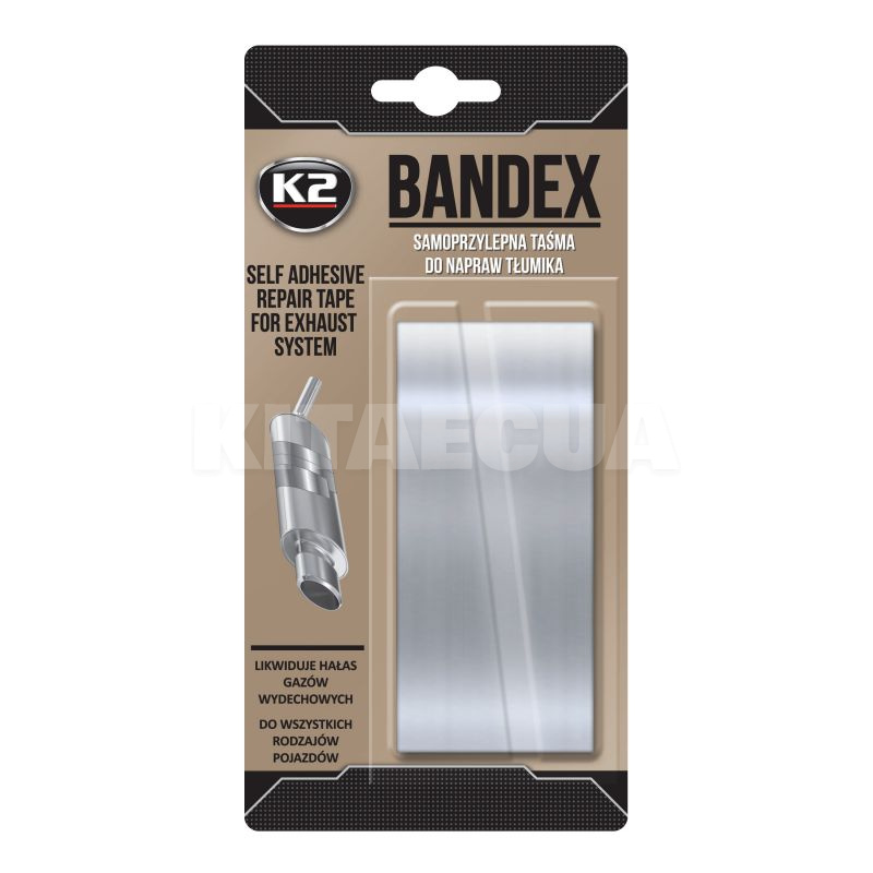 Лента высокотемпературная для ремонта глушителей BANDEX-BLISTER K2 (B305)