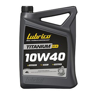 Масло моторное синтетическое 4л 10W-40 TITANIUM GT-5 LUBRICO