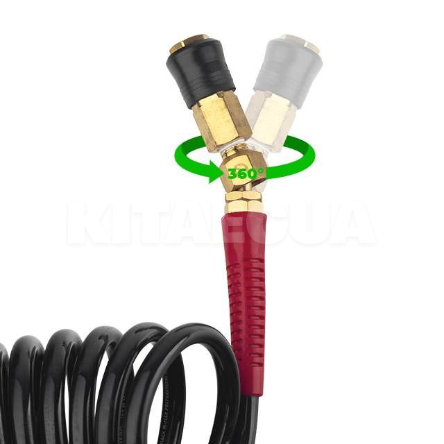 Шланг воздушный 15м 6.5х10мм 15 бар полиуретановый STORM M-Flex Intertool (PT-1794) - 4