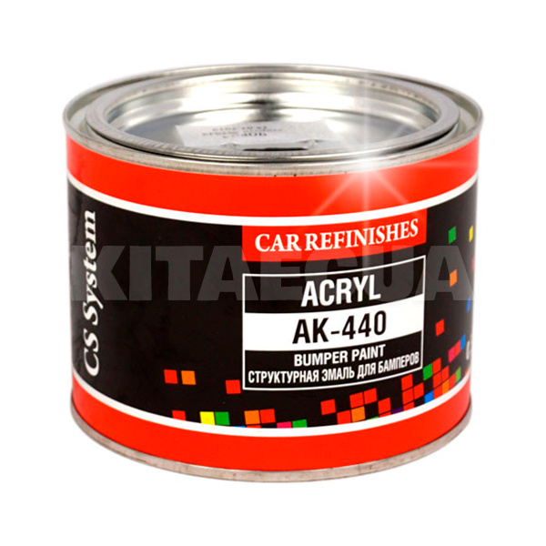 Краска-эмаль серая 400мл для бамперов CS SYSTEM (98214BAMPFG-CS SYSTE)