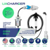 Зарядка для электромобиля 7.4 кВт 32А 1-фаза Type 1 (американское авто) 9м PRO+ UACHARGER (CHC-PR120711HL-21-9)