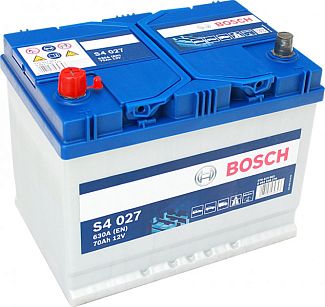 Аккумулятор автомобильный 70Ач 630А "+" слева Bosch