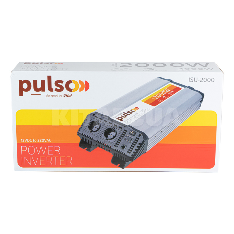 Инвертор 12В-220В 2000Вт PULSO (ISU-2000) - 4