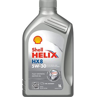 Масло моторное синтетическое 1л 5W-30 Helix HX8 Synthetic SHELL