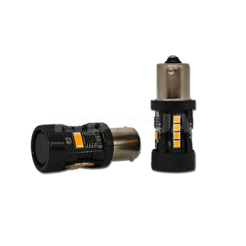 LED лампа для авто SL-CB7 PY21W 28W оранжевая (компл.) StarLight (00-00020791) - 3