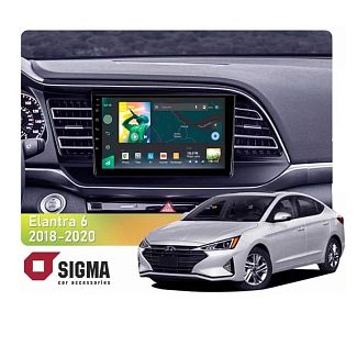Штатная магнитола X9464 4+64 ГБ 9" Hyundai Elantra 6 2018-2020 (B) SIGMA4car