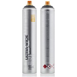 Краска декоративная нитро-комби 750мл "black" черная полуматовая Gold Ultra Wide MONTANA