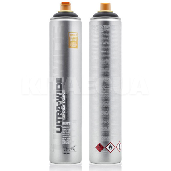 Краска декоративная нитро-комби 750мл "black" черная полуматовая Gold Ultra Wide MONTANA (346774-MONTANA)