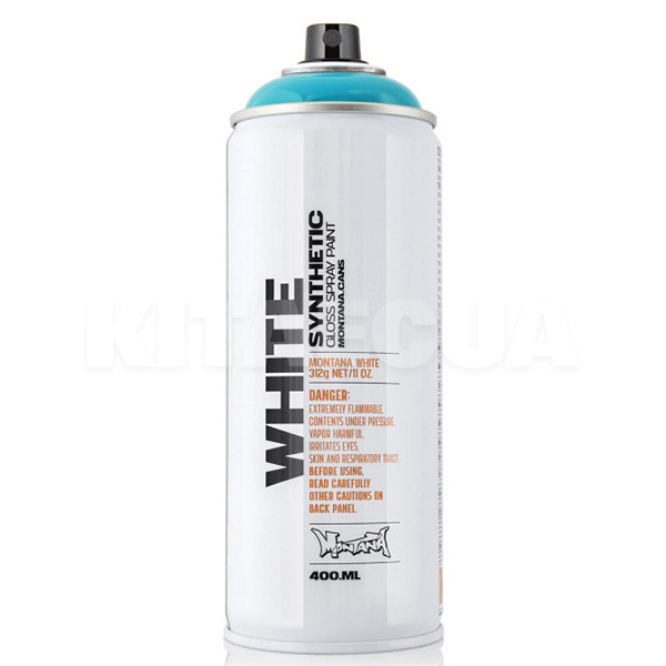 Краска декоративная синтетическая 400мл 6100 "морской бриз" голубая White MONTANA (344329-MONTANA)