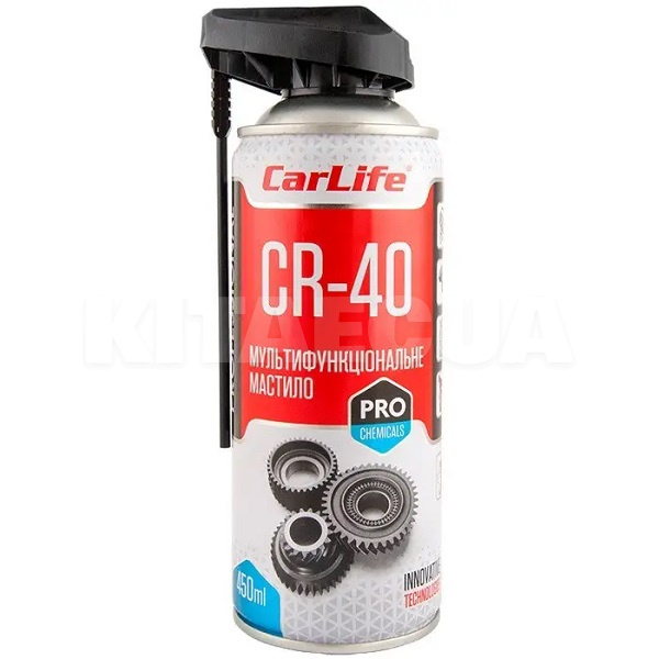 Смазка универсальная 450мл multifunctional lubricante cr-40 professional CARLIFE (CF453)