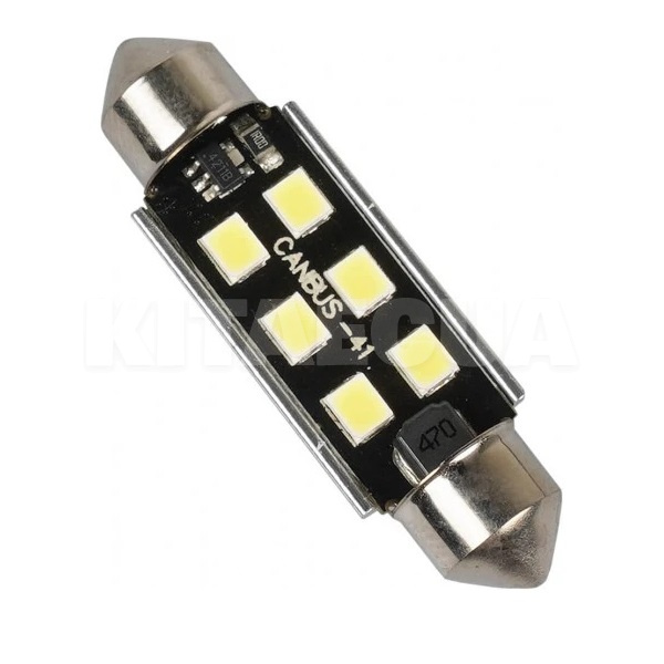 Светодиодная лампа E6 9/18V C5W 41мм (компл.) AMS (41237) - 2