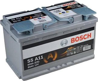 Аккумулятор автомобильный 80Ач 800А "+" справа BOSCH