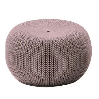 Пуф садовый пластиковый KNIT SEAT (COZIES) лиловый до 110 кг Keter