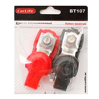 Клеммы аккумуляторные (-/+) BT107 (комплект) CARLIFE