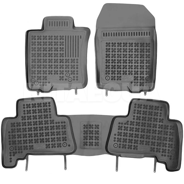 Резиновые коврики в салон Toyota Land Cruiser J150 IV (2009-н.в.) (3шт) 201416 REZAW-PLAST (27630)