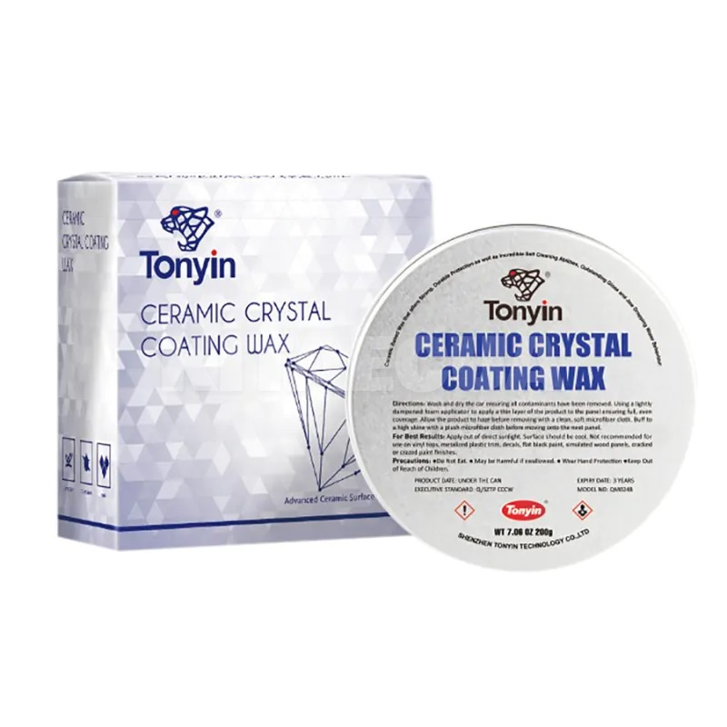 Воск твердый для светлых авто 200г CERAMIC WAX Tonyin (TW04C)