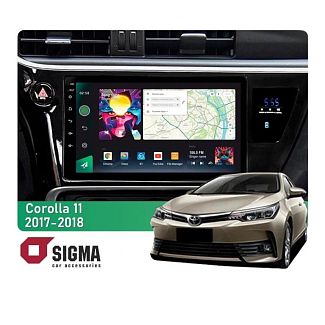 Штатна магнітола PRO 10464 4+64 Gb 10 Toyota Corolla 11 2017-2018 SIGMA4car