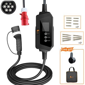 Зарядка для электромобиля Type 2 11 кВт 16A 3-фази Hero Wi-Fi FEYREE