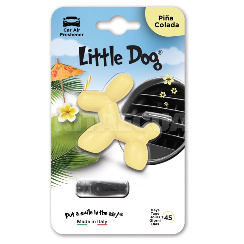 Ароматизатор на дифузор Little Dog Pina Colada Light Yellow Drive Int (109351)