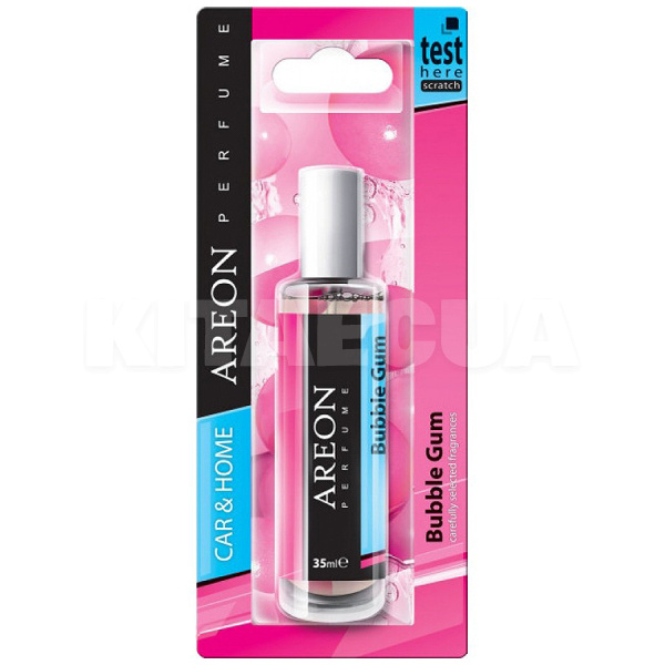 Ароматизатор "жуйка" 35мл Parfume SPREY Bubble Gum з платівкою AREON (APC02)