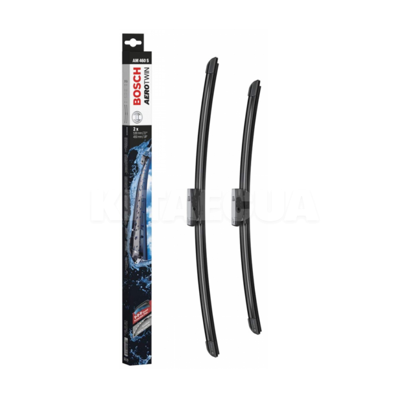 Щетка стеклоочистителя (дворник) 530/450мм бескаркасная BOSCH (3 397 007 460)