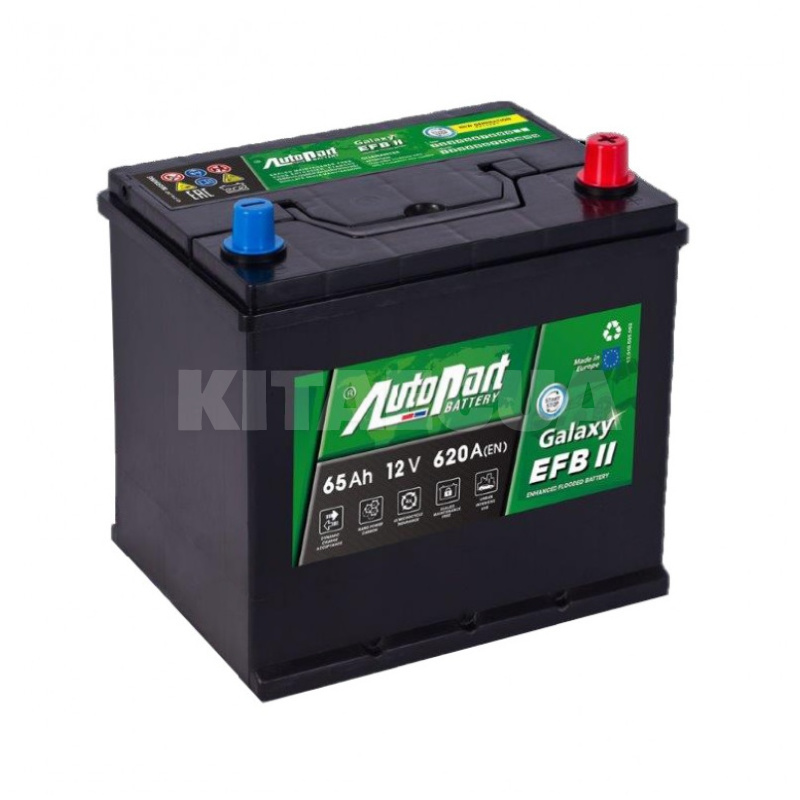 Акумулятор автомобільний 65Ач 620А "+" праворуч AutoPart (ARL065-EFBJ)