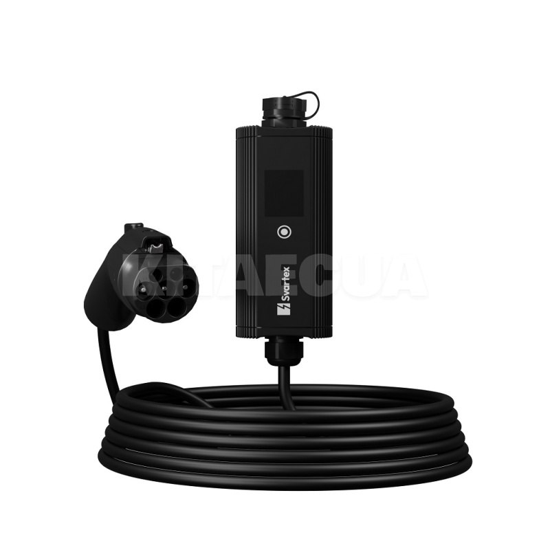 Зарядка для электромобиля GB/t AC 7.4 кВт 32А 1-фаза Pro (EVEUS) Svartex (Gen2 PRO-7.4-1×32А-G)