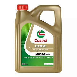 Моторное масло синтетическое 4л 0W-40 EDGE CASTROL