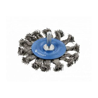 Щітка дискова зі стрижнем 75 мм HOGERT