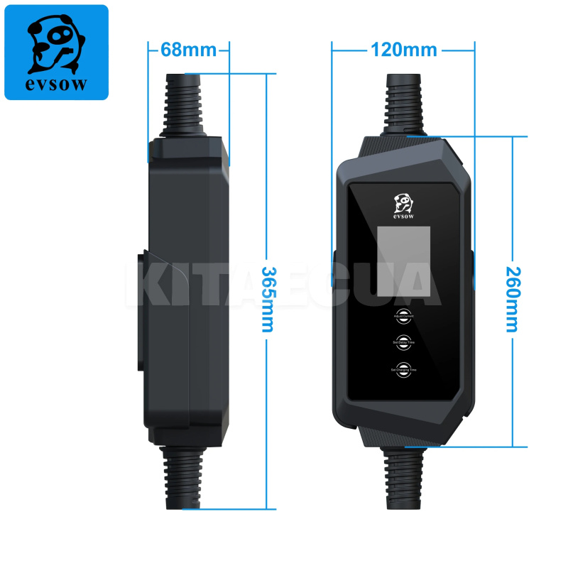 Зарядка для електромобіля Type 2 7.4 Квт 32А 1-фаза Midway Pro Wi-Fi EVSOW (EV7-32-1PH-TP2-WFNW) - 5