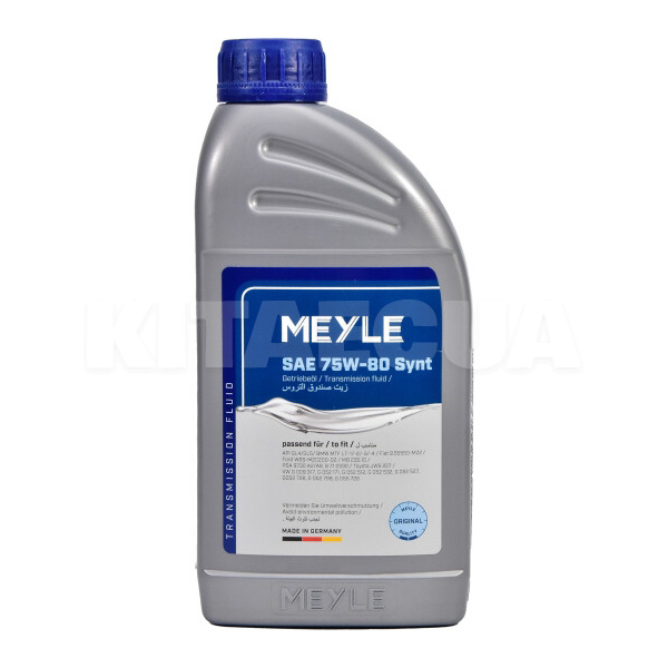 Олія трансмісійна синтетична 1л 75W-80 GL-5 MEYLE (014 019 3300)