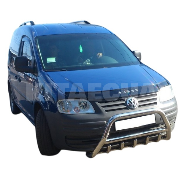 Кенгурятник WT003 Volkswagen Caddy 2004-2010 50мм нержавеющая сталь CAN (dug158222) - 4