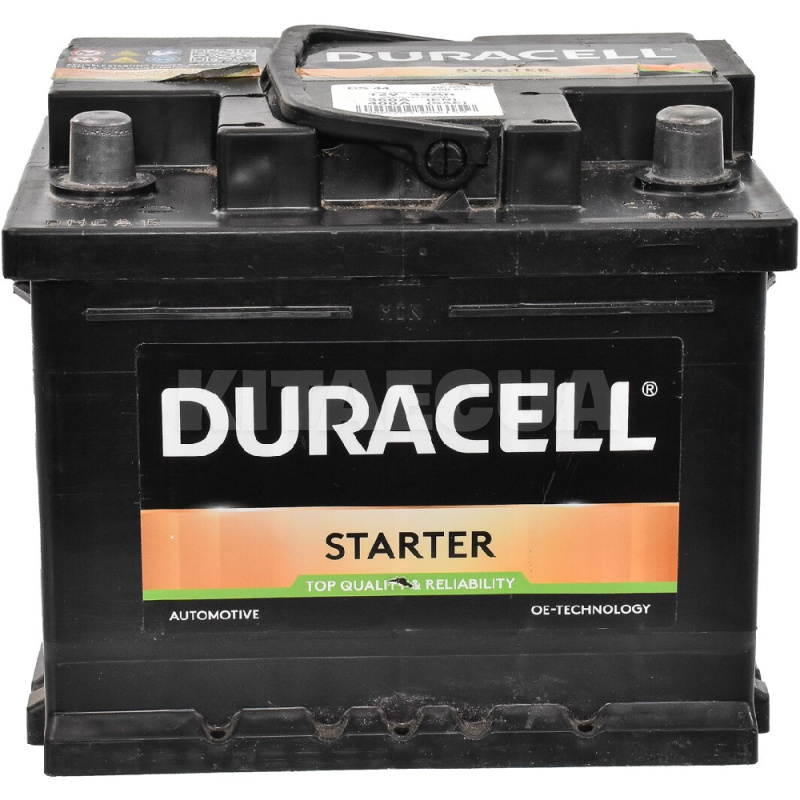 Аккумулятор автомобильный Starter 44Ач 360А "+" справа DURACELL (DS44)