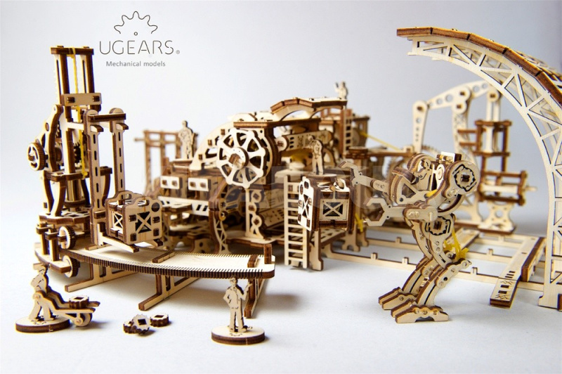 Механический город "Фабрика роботов" UGEARS (70039) - 7