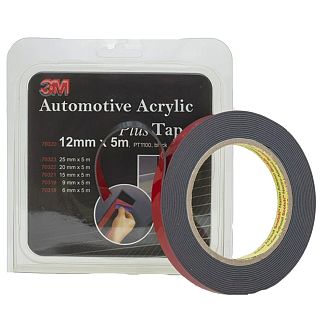 Скотч монтажный двухсторонний 12 мм х 5 м 3M