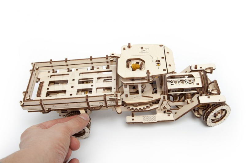 Механическая модель 3D пазл "Грузовик UGM-11" UGEARS (70015) - 9